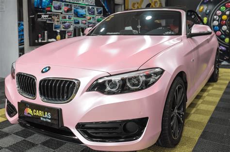 Light Pink Matte Metallic Wrap | Vinyl Film Car Wrap | Full Vehicle ...