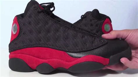 Air Jordan 13 (XIII) Bred Black Red 2013 - YouTube