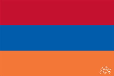 Flag of Armenia - StarSpangledFlags.com