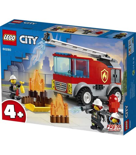 LEGO® City 60280 Fire Ladder Truck, Age 4+, Building Blocks, 2021 (88pcs)