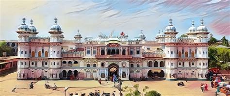 History of the Ram-Janaki temple in Janakpur.