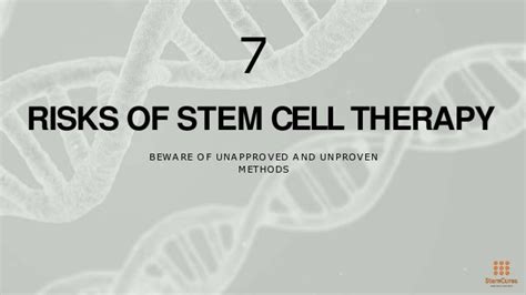 7 Risks of Stem Cell Therapy - StemCures