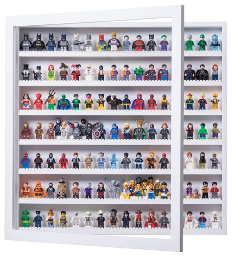 Front Opening Minifig Display Frame White | Display Frames UK | Frame ...