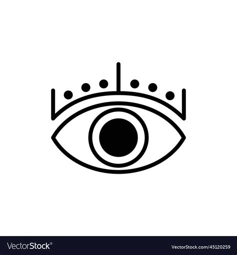 Black eye Royalty Free Vector Image - VectorStock