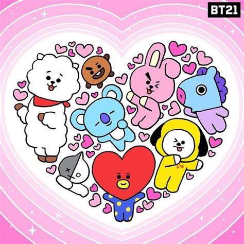 BT21 | Bts drawings, Bts wallpaper, Bts fanart