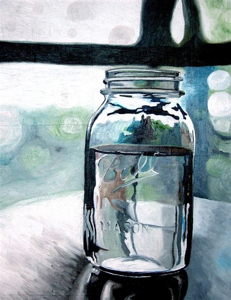 Ball Jar Painting Fine Art Print Mason Jar Art Print of Oil Painting ...