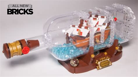 Lego Ideas 21313 Ship in a Bottle Lego Speed Build - YouTube