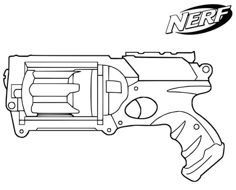 Free Printable Nerf Gun Coloring Pages - Printable Word Searches