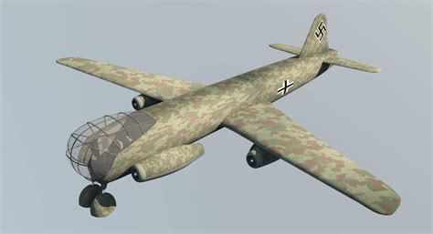 Junkers JU287 - 3D Model - ShareCG