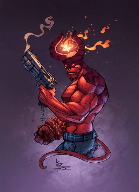 Hellboy by HeagSta | Hellboy art, Hellboy wallpaper, Comic books art