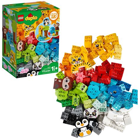 LEGO DUPLO Classic Creative Animals 10934 Building Toy Set (175 Pieces ...