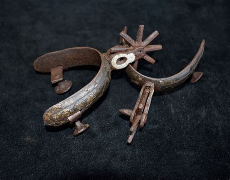 Antique Cowboy Spurs - Wagon Wheel 8 Points - #489 | Vintage Texas ...