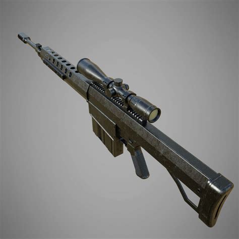 Serbu bfg-50a 3D model - TurboSquid 1227166