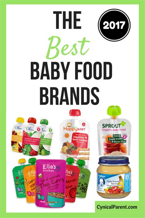 Best Baby Food Brands in 2017