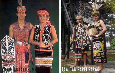 7 Pakaian Adat Kalimantan Timur suku Dayak dan Kutai beserta ...