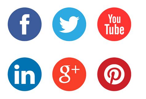 Download Social Media Icons Set Transparent Social Media Icon Png ...