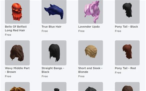 Female Free Roblox Hair