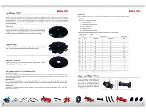 Harrow Disc Catalogue