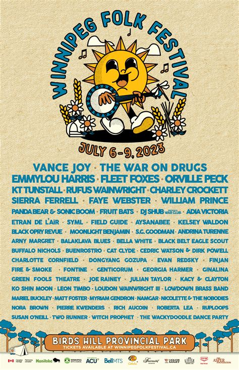 The 2023 Winnipeg Folk Festival Lineup is Here! - Winnipeg Folk Festival