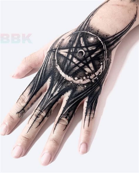 Witch Hand Tattoos | Hand tattoos for guys, Finger tattoos, Evil tattoos