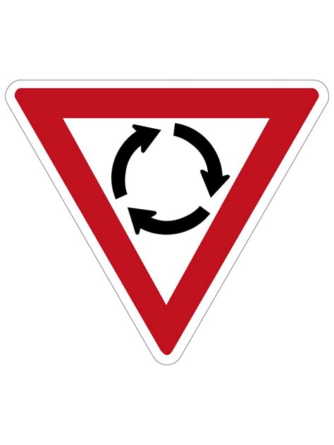 Regulatory Road Signs - ROUNDABOUT SIGN | eBay