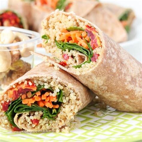 Quinoa Veggie Wrap Recipe {Vegan} - The Nutty Scoop from Nuts.com