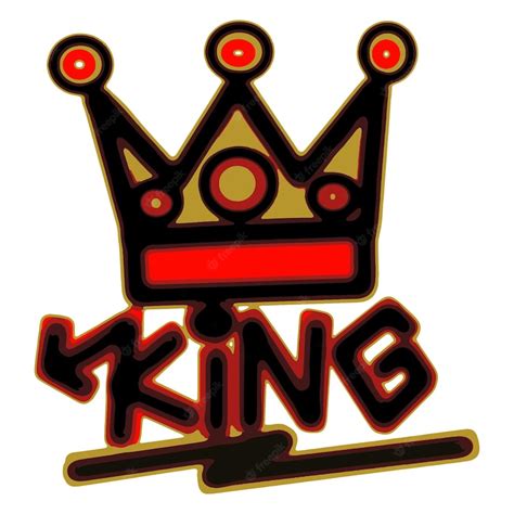 Premium Vector | Graffiti art king logo design