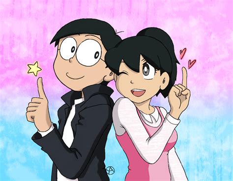 Nobita e Shizuka by Ya-chan85 on DeviantArt