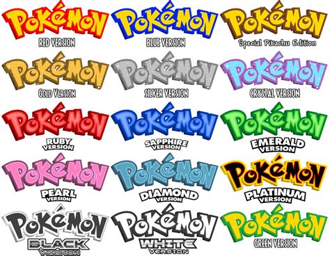 Pokemon Logo Design Concepts by starwingcorona on DeviantArt