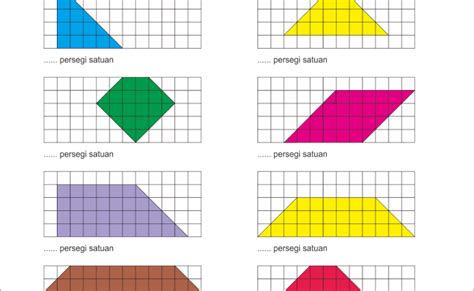 Menghitung Keliling Luas Bangun Datar Menggunakan Petak Satuan Materi ...