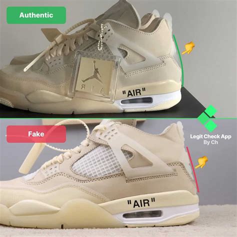 Off-White Jordans 4s: How To Spot A Fake Pair - Legit Check