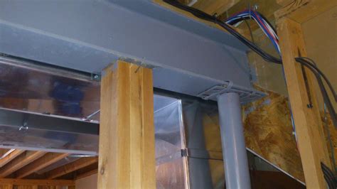 structural - Why are two columns holding up this support beam? - Home ...