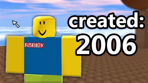 The OLDEST Roblox Game EVER MADE - YouTube