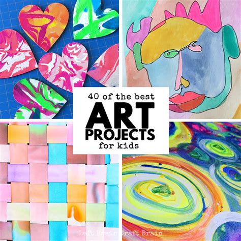 40 of the Best Art Projects for Kids - Left Brain Craft Brain