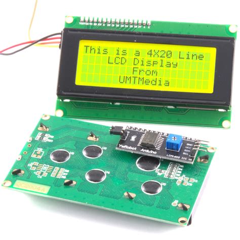 With/Without IIC/I2C 2004 20X4 Character LCD Module Display Blue Green ...