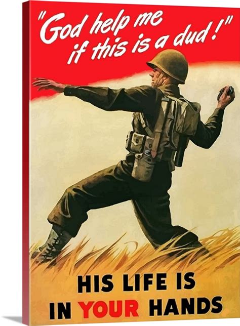 Digitally restored vector war propaganda poster. His life is in your ...