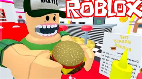 ROBLOX!! ESCAPE THE HAMBURGER OBBY!! - YouTube