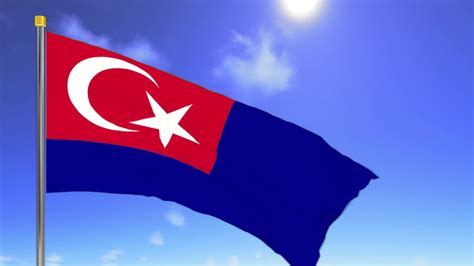 Flag of State of Johor (Negeri Johor Darul Ta'zim) - YouTube