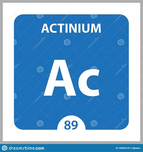 Actinium Periodic Table Of Elements Stock Photography | CartoonDealer ...