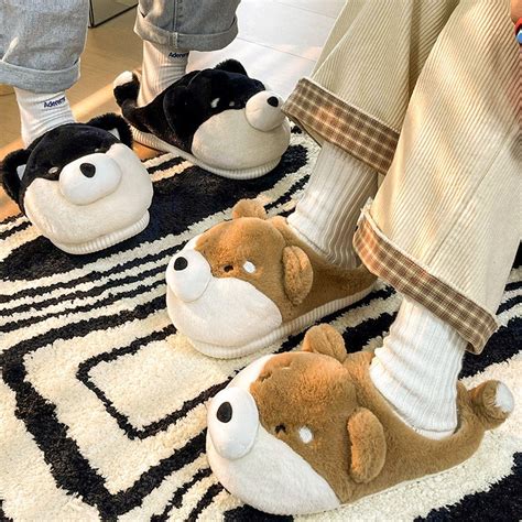 Corgi Plush Slippers – Big Squishies