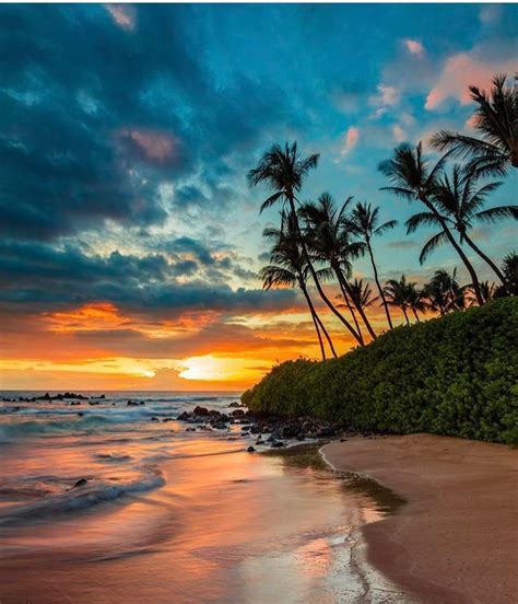 Wailea, Maui, Hawaii (@visit.hawaii) on Instagram | Beach sunset ...