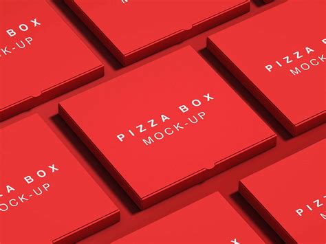 Free Pizza Box Mockup (PSD)