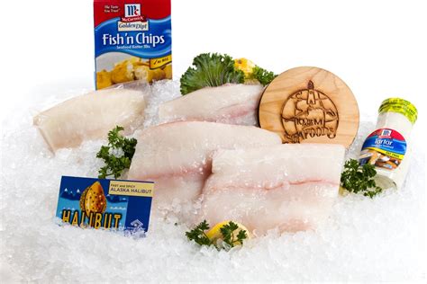 Halibut Fillet - per lb - 10th & M Seafoods