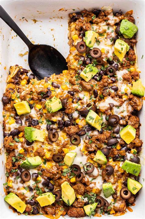 Ground Beef Taco Casserole - Recipe Runner