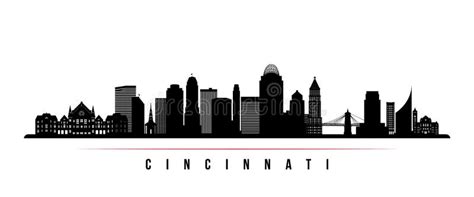 Cincinnati, Ohio. City Skyline Architecture Stock Vector - Illustration ...