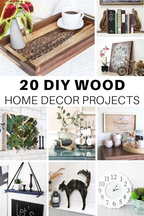 20 Cute DIY Wood Home Decor Projects – The House of Wood