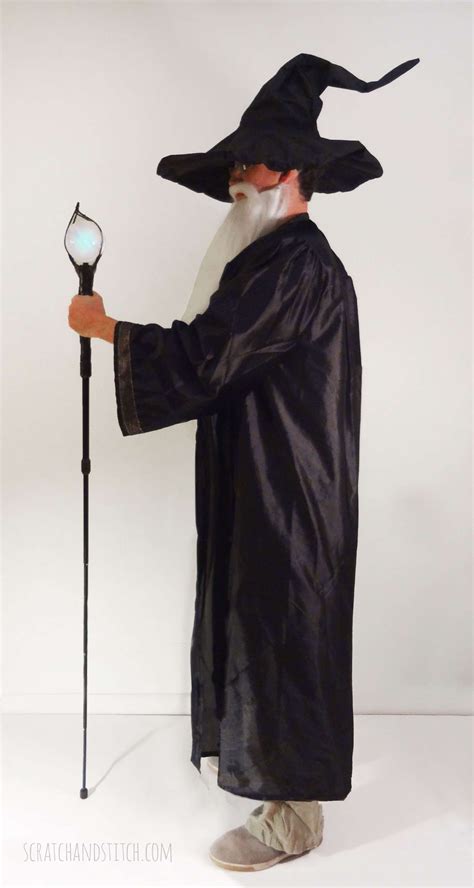 How to Make a Wizard Costume | scratchandstitch.com | Wizard costume ...