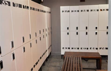 Premium Photo | Lockers storage modern furniture in a locker room of ...