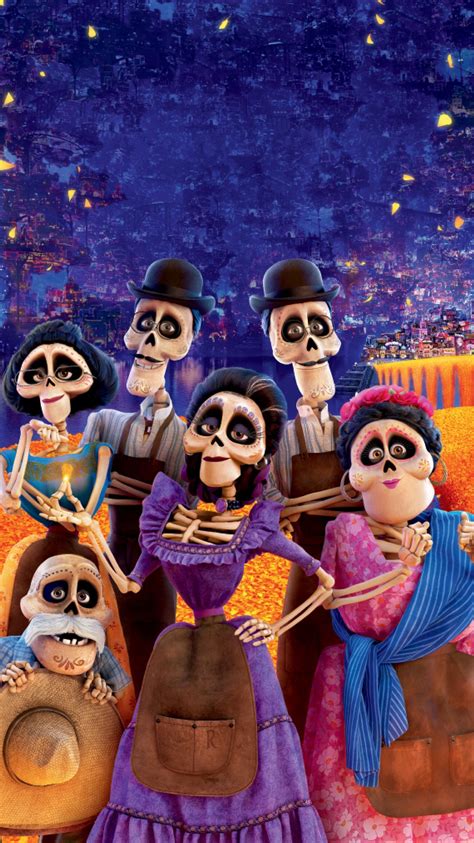 Coco (2017) Phone Wallpaper | Moviemania | Disney wallpaper, Disney art ...