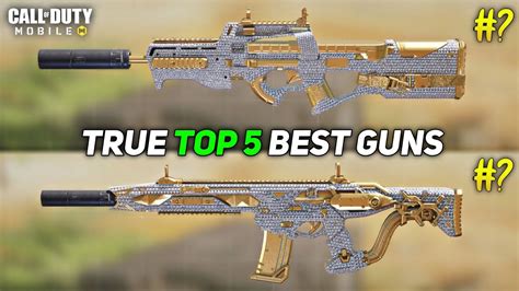 True Top 5 best Guns in Cod Mobile Season 11 #codm - YouTube